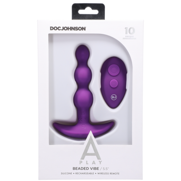 Beaded Vibe - Silicone Anal Plug with Remote Control - Image 3