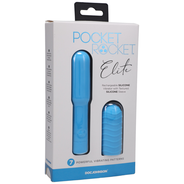 Elite - Mini Vibrator with Interchangeable Attachment 10 cm - Image 2