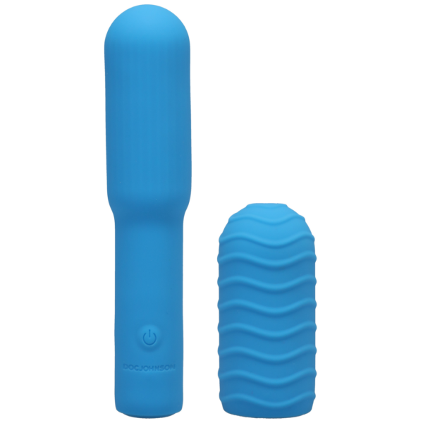 Elite - Mini Vibrator with Interchangeable Attachment 10 cm - Image 4