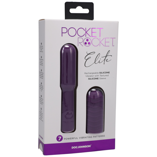 Elite - Mini Vibrator with Interchangeable Attachment 10 cm - Image 2