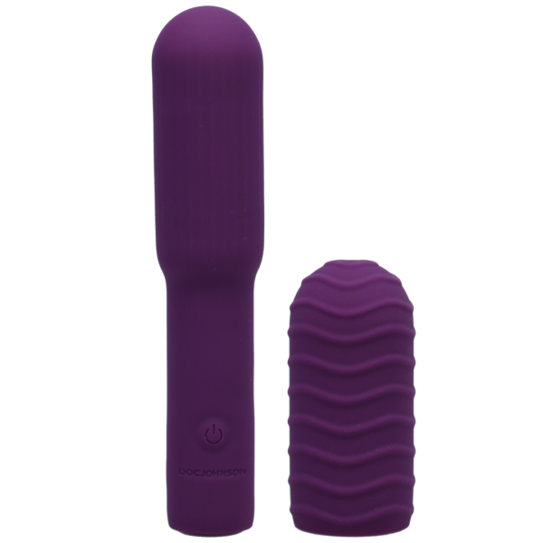 Elite - Mini Vibrator with Interchangeable Attachment 10 cm - Image 4