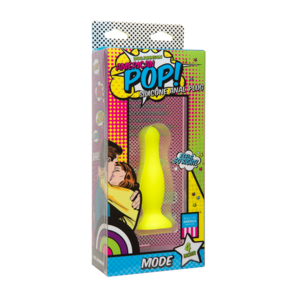 American Pop - Mode - Silicone Anal Plug - 4'' / 10 cm - Image 2