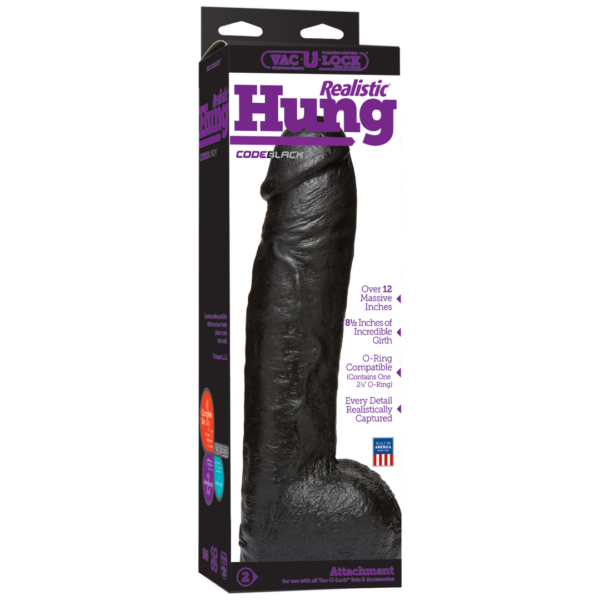 CodeBlack - Realistic Dildo 30 cm - Image 2