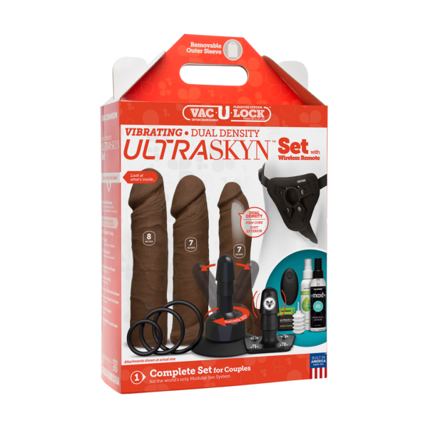 Vibrating Dual Density ULTRASKYN Toys Set + Remote Control - Image 2