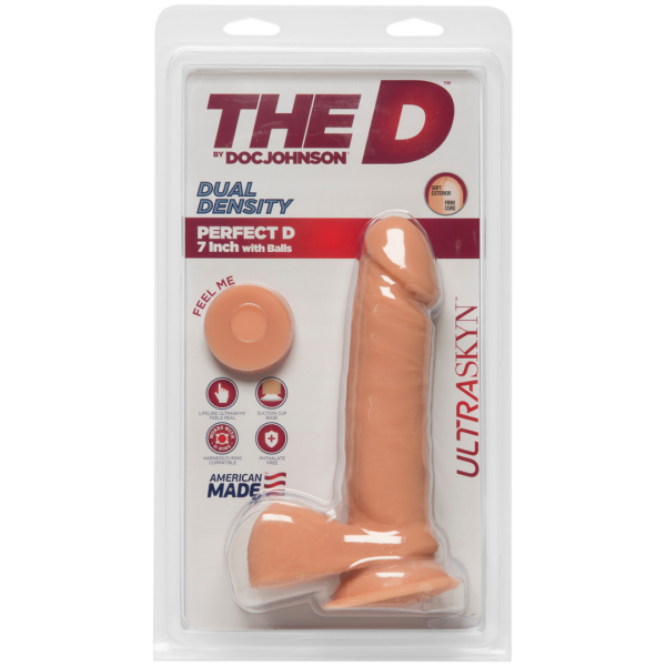 Perfect D - Realistic ULTRASKYN Dildo with Balls 18 cm - Image 2