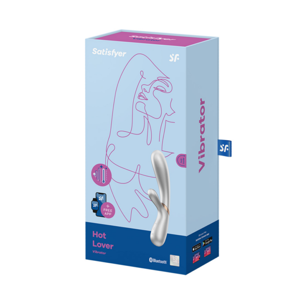 Hot Lover - Heating Rabbit Vibrator - Champagne - Image 2