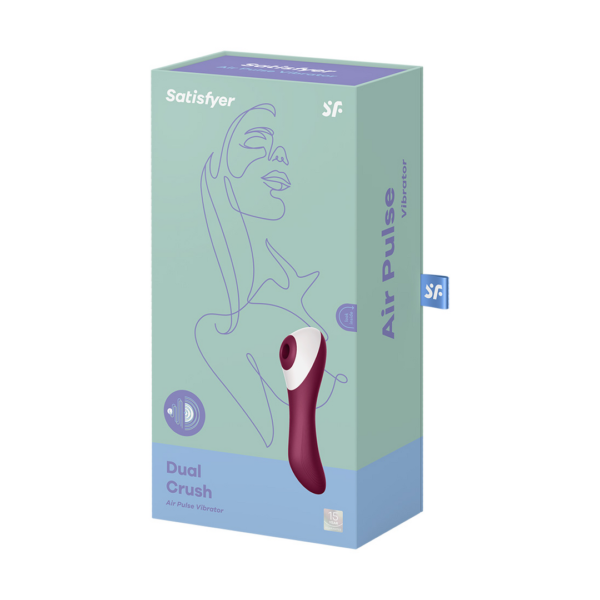 Dual Crush - Insertable Double Air Pulse Vibrator - Image 2