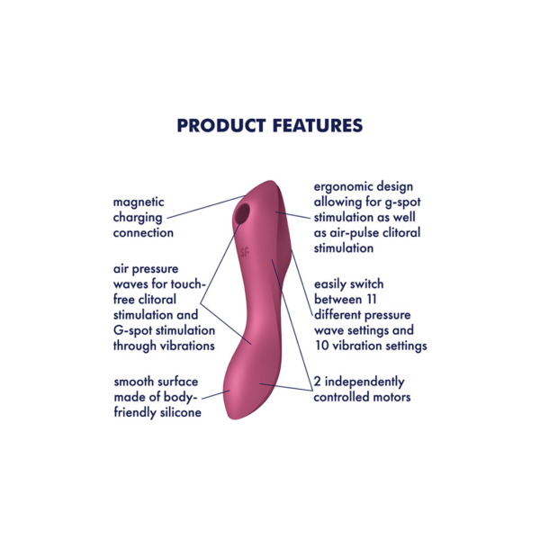 Curvy Trinity 3 - Insertable Air Pulse Vibrator - Image 4