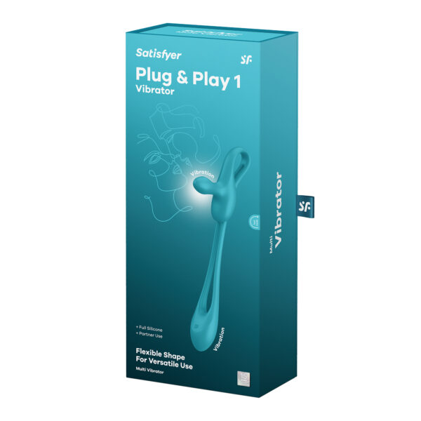 Plug and Play 1 - Partner Vibrator - Bluegreen - Image 2