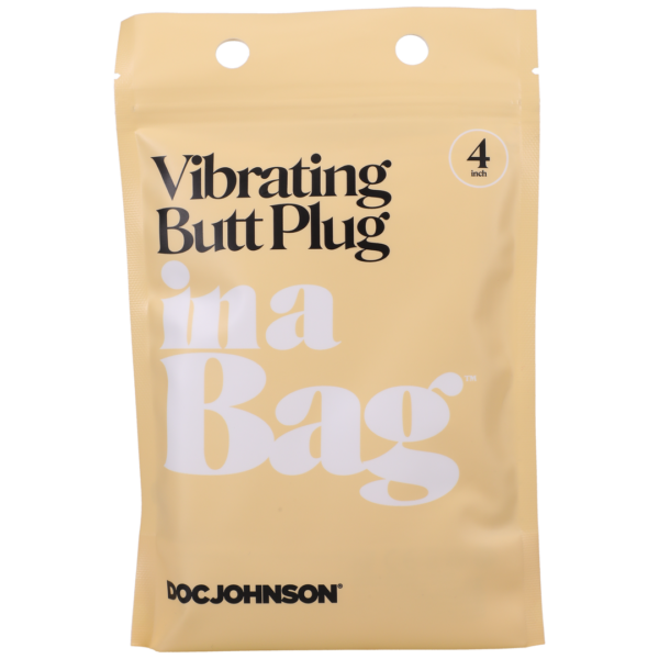 Vibrating Butt Plug 10 cm - Black - Image 2