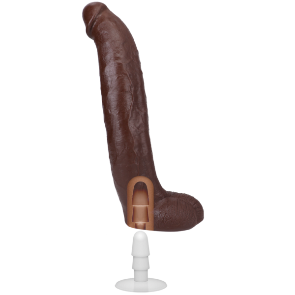 Brickzilla - Realistic ULTRASKYN Dildo - 13 / 33 cm - Chocolate - Image 4