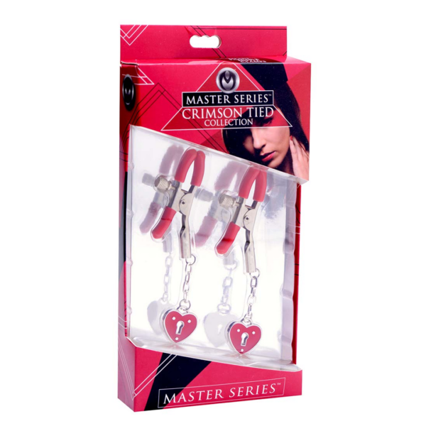 Charmed Heart Padlock - Nipple Clamps - Image 2