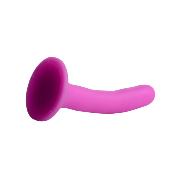 Silicone Strap-On Dildo - S - Pink - Image 2