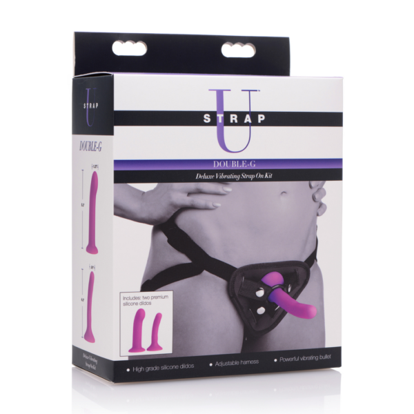 Double-G Deluxe - Vibrating Strap-On Harness - Image 2