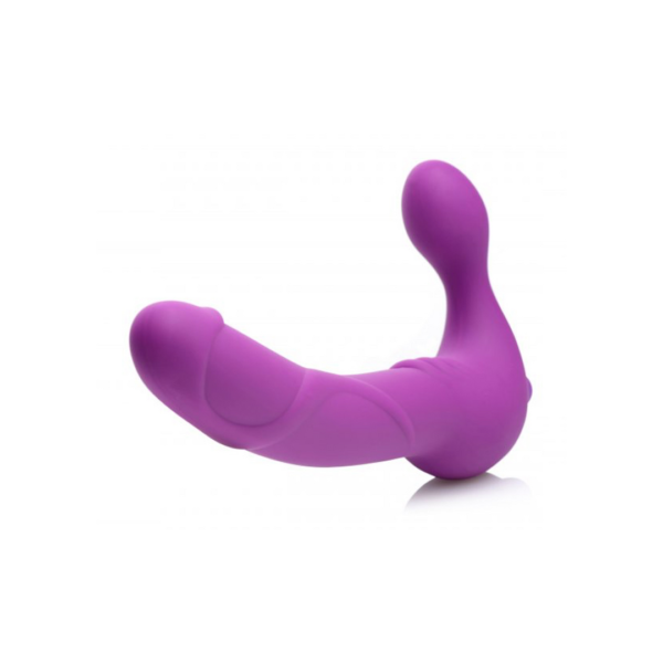 Royal Rider - Vibrating Silicone Strapless Strap-On - Image 4