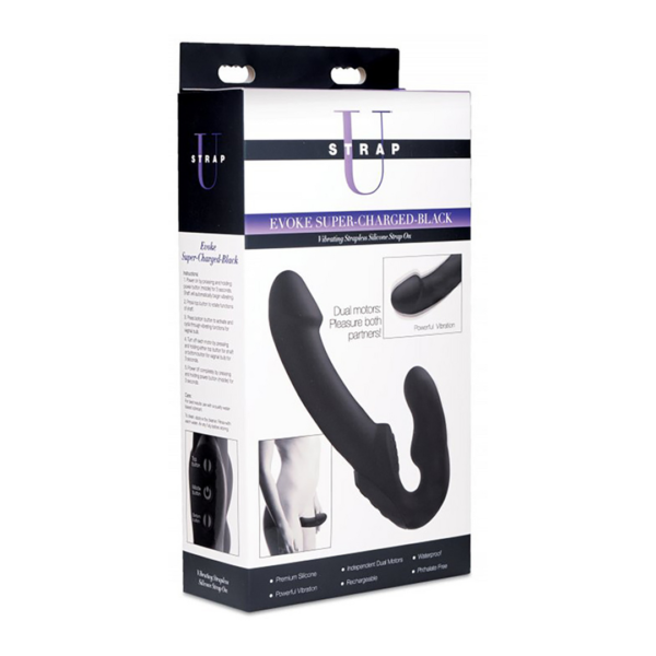 SU Evoke Super Charged - Vibrating Strapless Dildo - Image 2