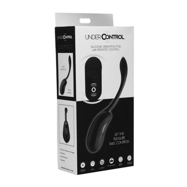 Silicone Vibrating Pod with Remote Control - Image 2