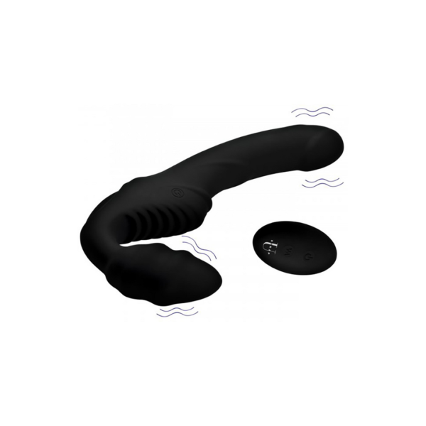 Pro Rider - Vibrating Silicone Strapless Strap-On with Remote Control - Image 3