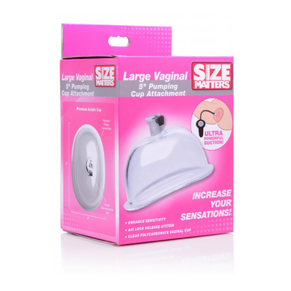 Large Vaginal Pump with Cup Attachment - Large - Image 2