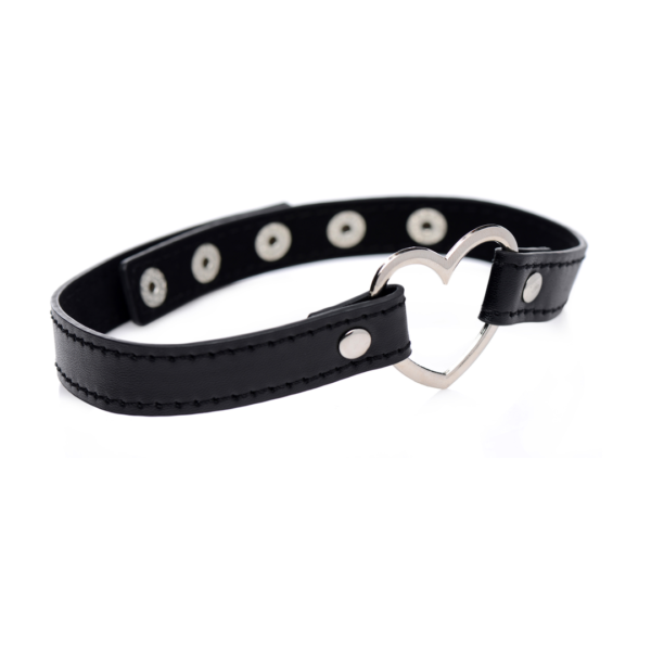 Dark Heart - Chrome Heart Black Choker - Image 3