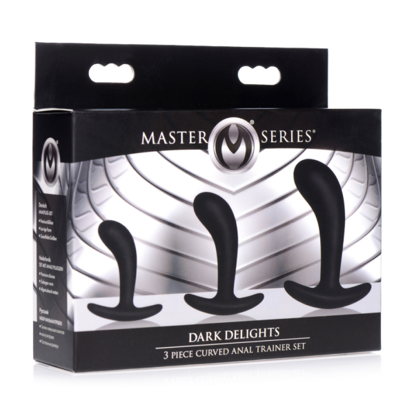 Dark Delights - 3 Piece Curved Anal Trainer Set - Image 2