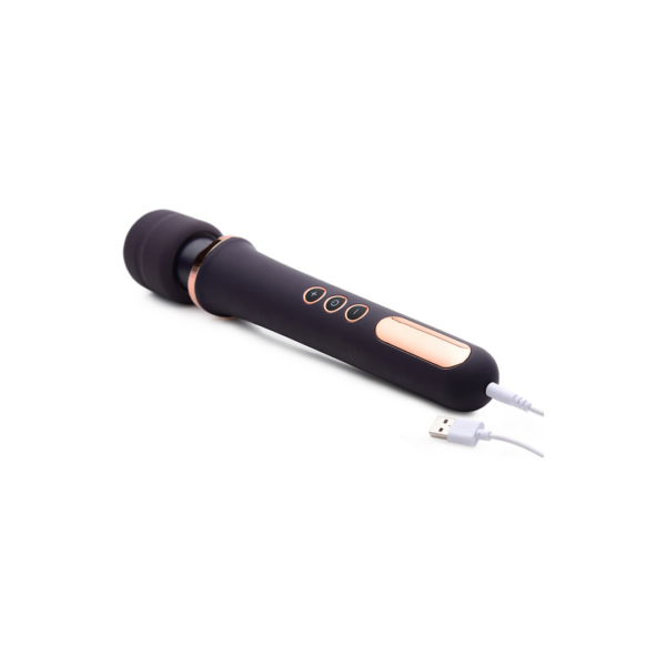 Scepter - Silicone Wand Massager - Black - Image 4