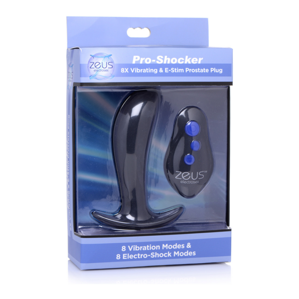 Pro-Shocker - Vibrating and E-Stim Silicone Prostate Plug - Image 2