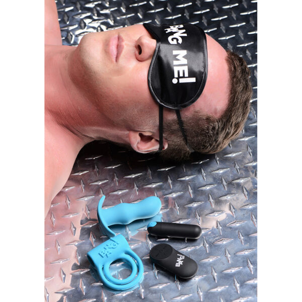 Duo Blast Kit - Cockring, Butt Plug, Bullet Vibrator and Blindfold - Image 4