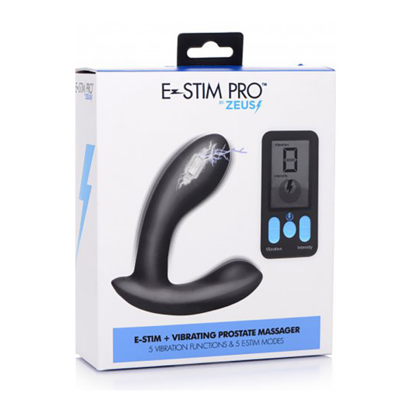 E-Stim Pro - Silicone Vibrating Prostate Massager + Remote Control - Image 2