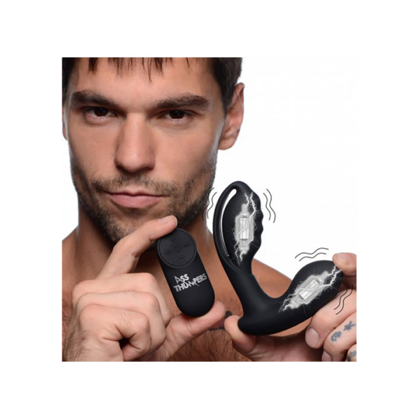 AT Power - Prostate Stimulator Hollow Prostate Plug with Remote Control and 7 Speeds - Image 3