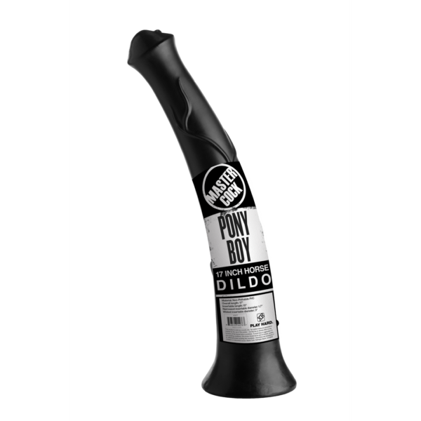 Pony Boy Horse Dildo - 17 inch - Black - Image 3