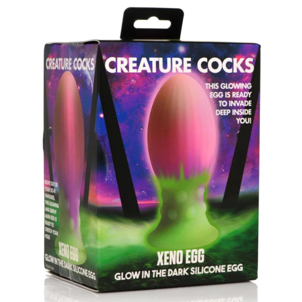 Xeno Egg - Glow in the Dark - Silicone Egg - Pink - Image 2