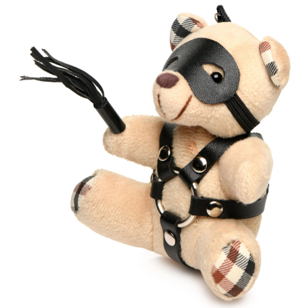 BDSM Teddy Bear Keychain - Tan - Image 3