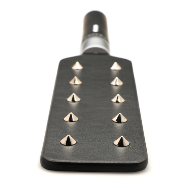 E-Stim Spiked Paddle - Black - Image 4