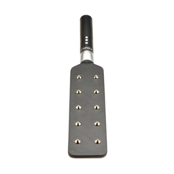 E-Stim Spiked Paddle - Black - Image 5