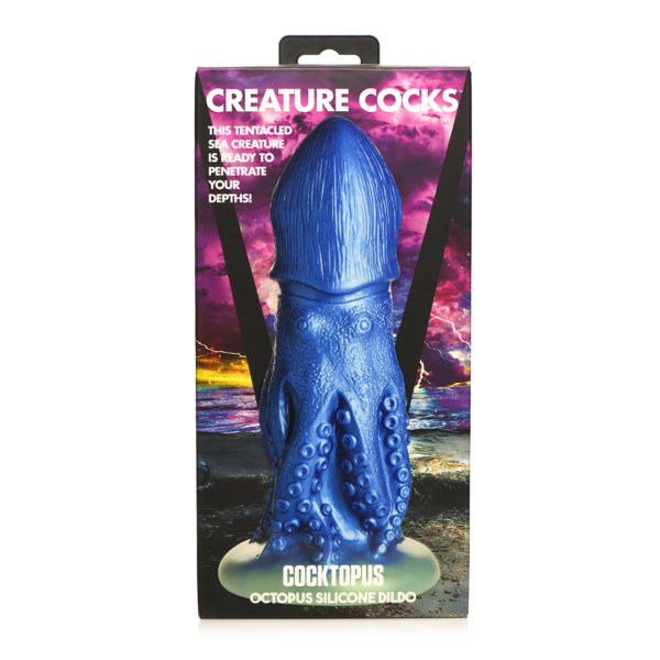 Cocktopus Octopus - Silicone Dildo - Blue - Image 2