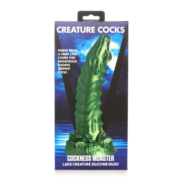 Cockness Monster - Lake Creature Silicone Dildo - Green - Image 3