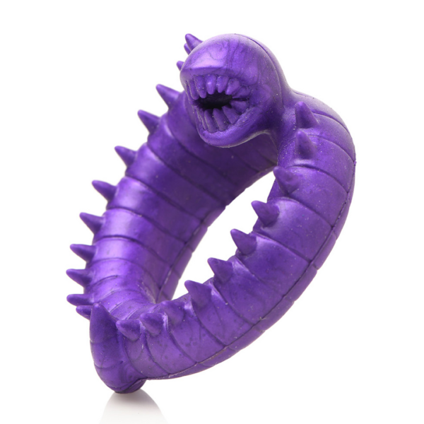 Slitherine - Silicone Cock Ring - Purple - Image 5