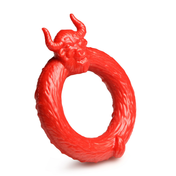 Beast Mode - Silicone Cock Ring - Red - Image 4