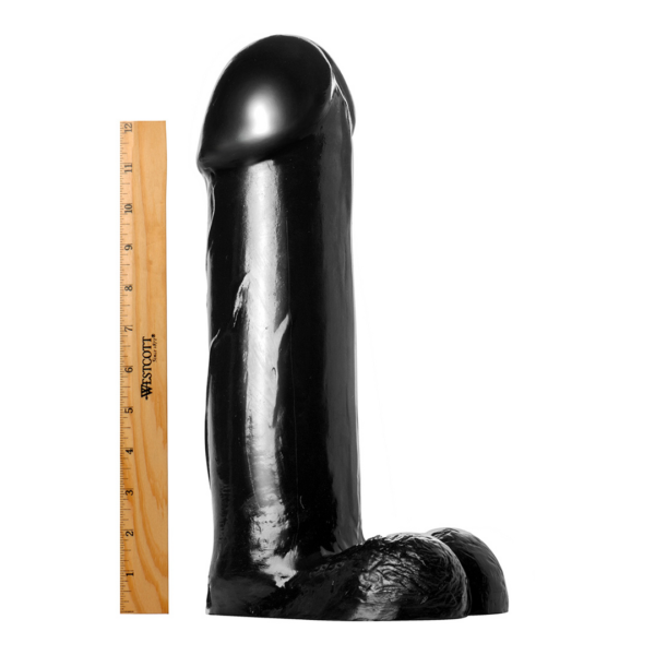 The Titan Dildo - XXL - 14.5 inch - Black - Image 3