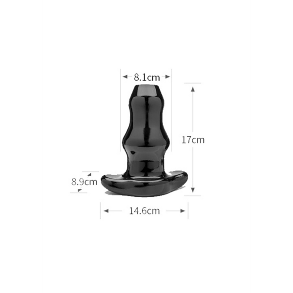 Double Tunnel Plug - Hollow Butt Plug - XL - Image 3