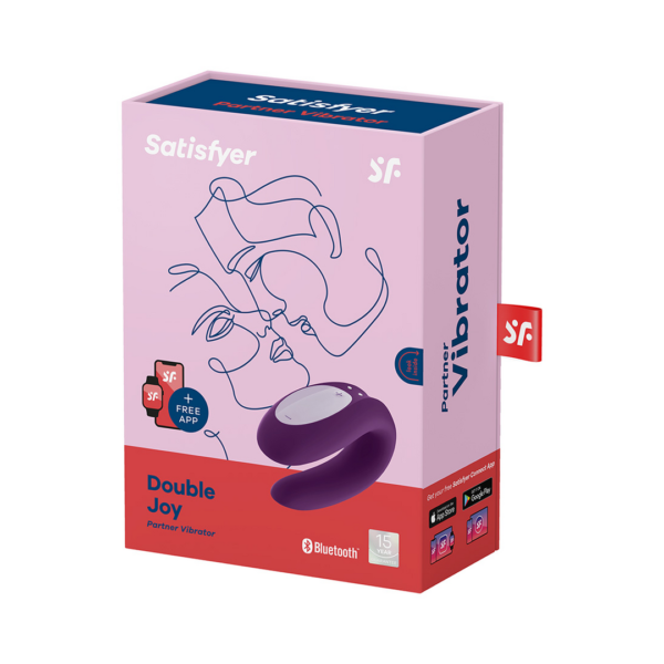 Double Joy - Partner Vibrator - Violet - Image 2