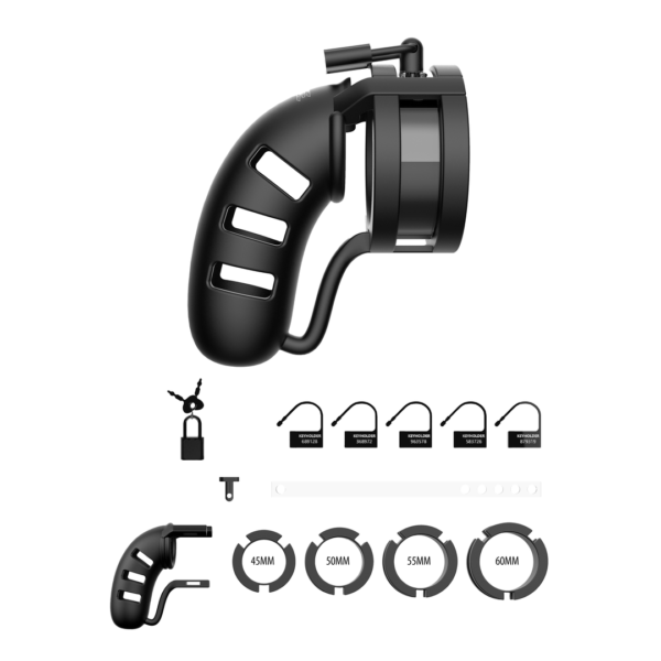 Model 19 Chastity Cock Cage with Ballsplitter 11,5 cm - Image 4