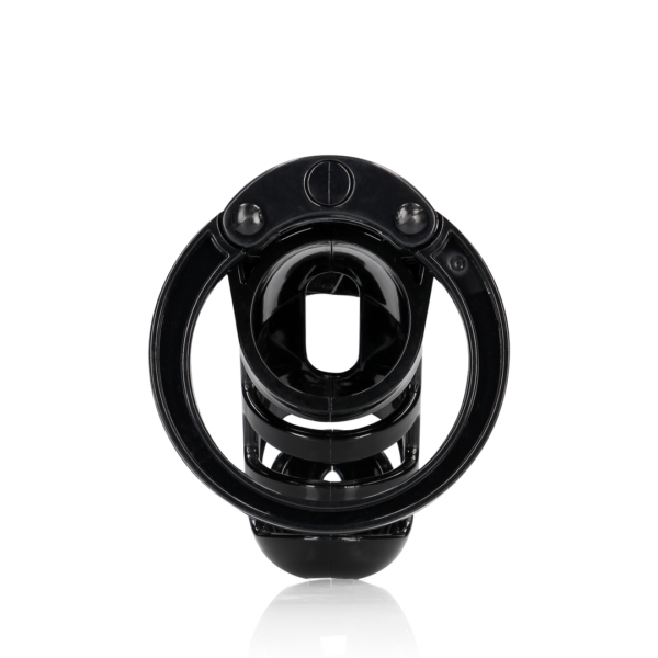 Model 25 - Chastity Cage - 3.5'' / 9 cm - Black - Image 5