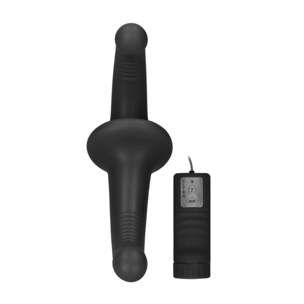 Vibrating Silicone Strapless Strap-On - Image 4