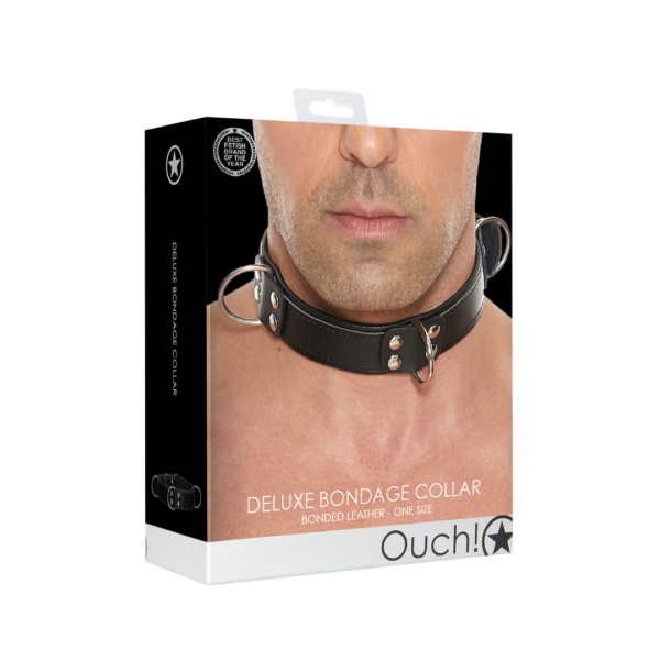 Deluxe Bondage Collar - One Size - Image 2