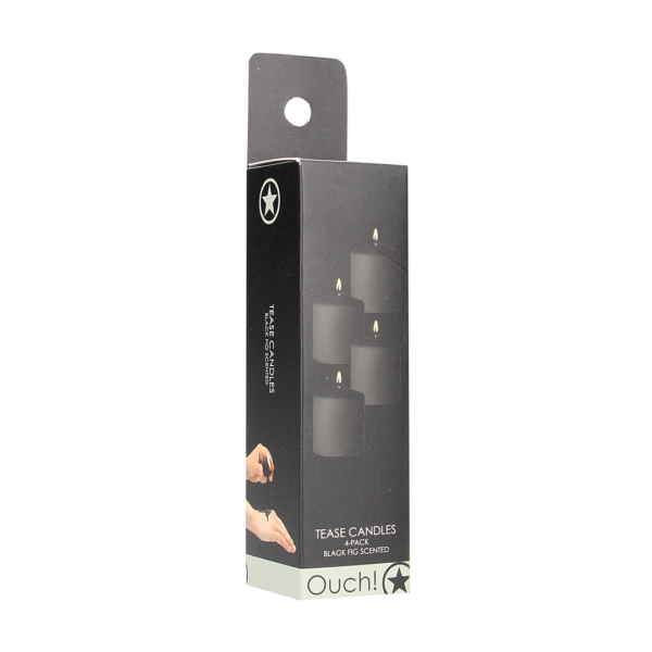 Tease Candles - Disobedient - 4 Pieces - Black - Image 2