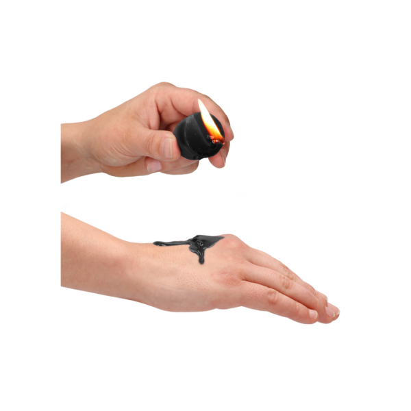 Tease Candles - Disobedient - 4 Pieces - Black - Image 5