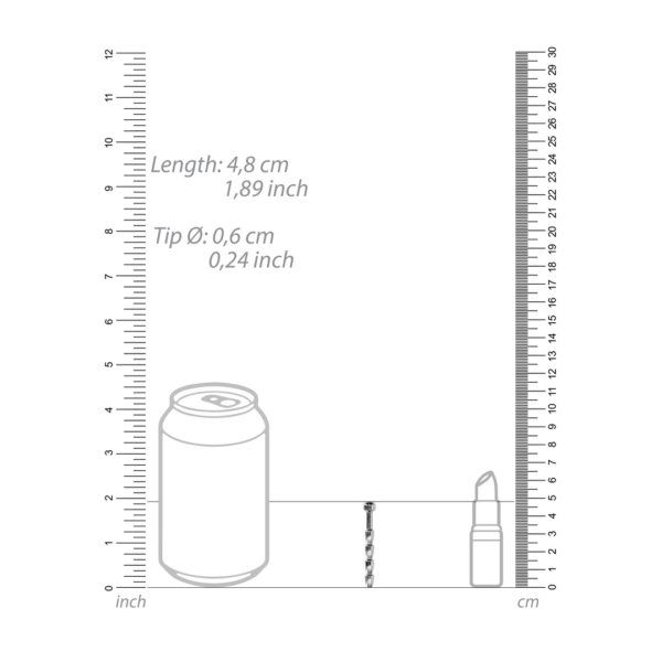 Ribbed Hollow Penis Plug - 0.2 / 6 mm - Image 3