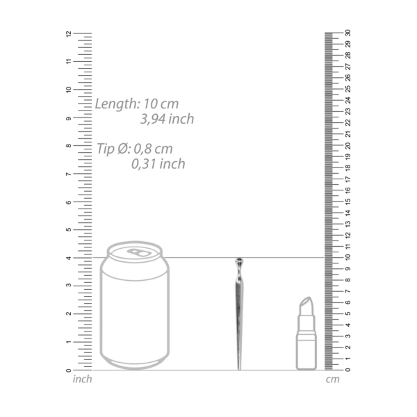 Smooth Penis Plug - 0.3 / 8 mm - Image 3